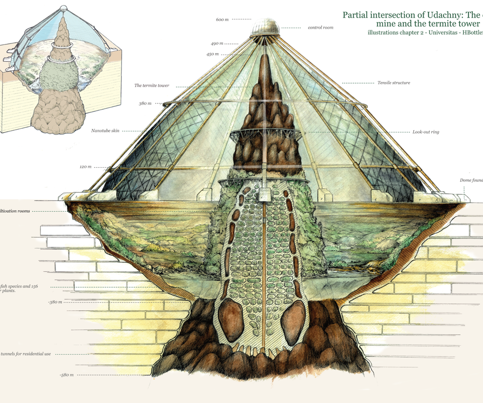 Subterranean-mine-architecture-arcology-future